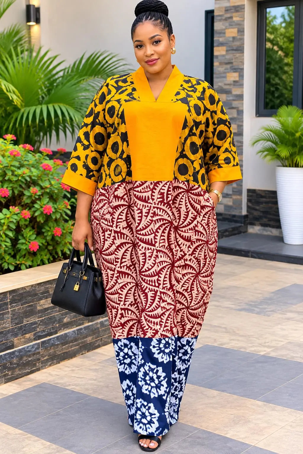 JGC Colour Pop Kaftan – Sunset Mosaic