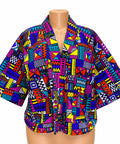 JGC Kauli Ankara Top — Multicolour Geometric