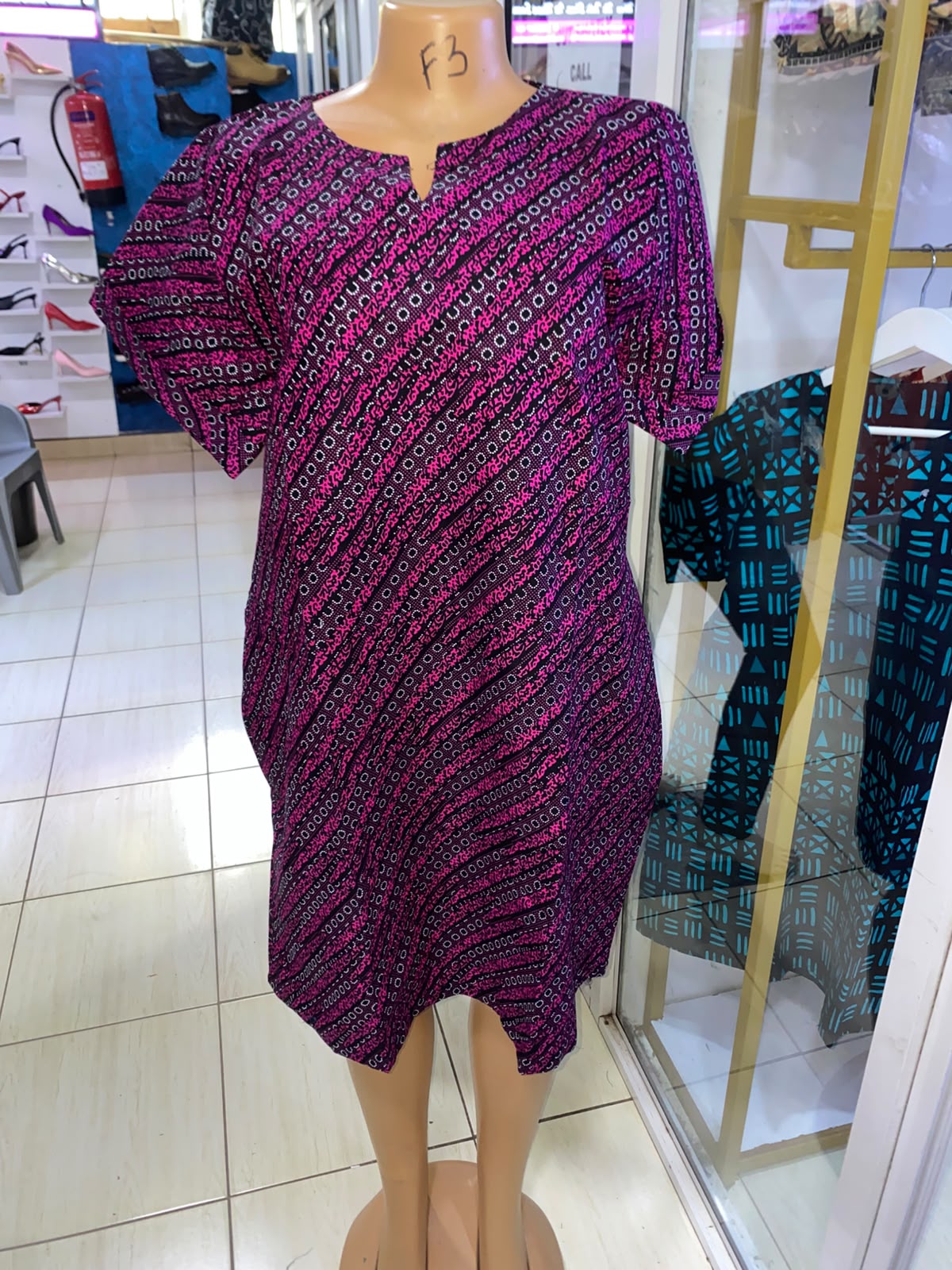 JGC Sundress — Pink & Black Pattern