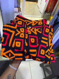 JGC Palazzo Set — Black, Orange & Pink Geometric