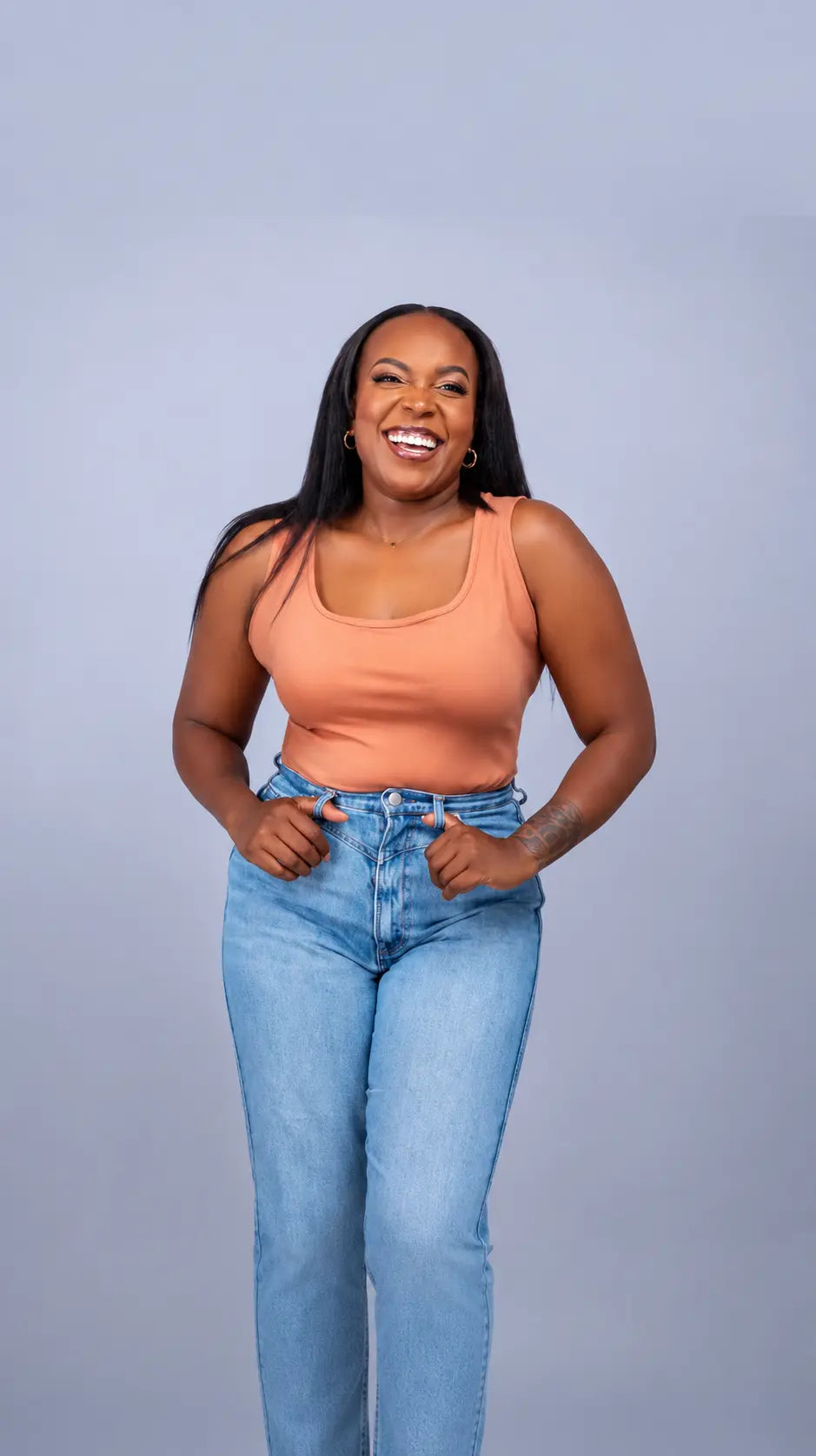 JGC Bodysuit — Peach